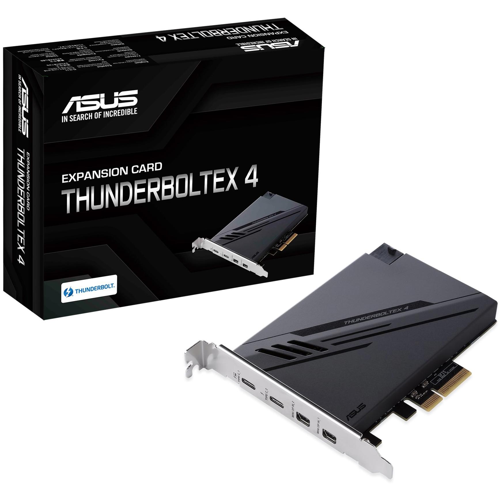 A large main feature product image of ASUS THUNDERBOLTEX 4