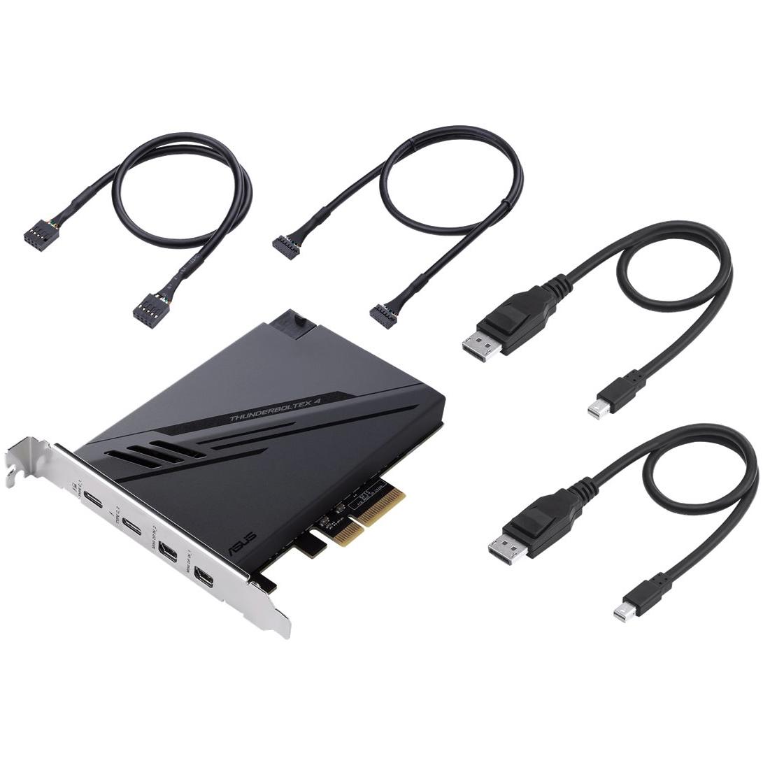 A large main feature product image of ASUS THUNDERBOLTEX 4
