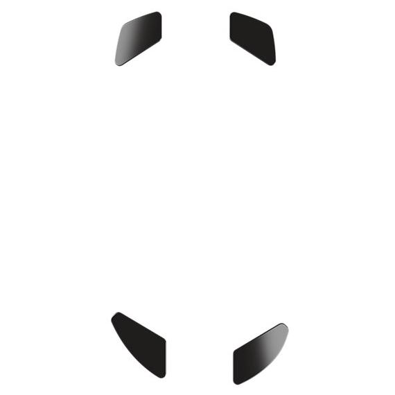 A large main feature product image of Glorious Model D Minus G-Floats Mouse Feet