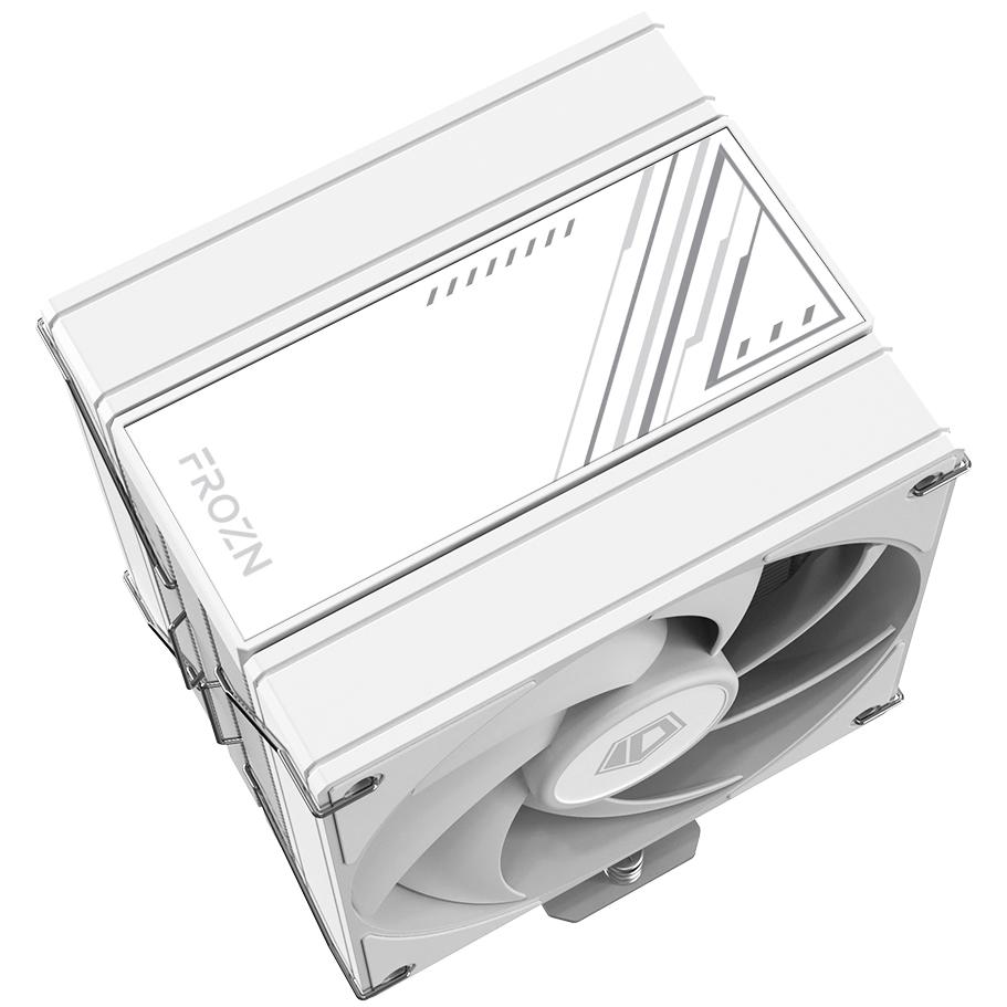 A large main feature product image of ID-COOLING FROZN A410 D CPU Cooler (White)