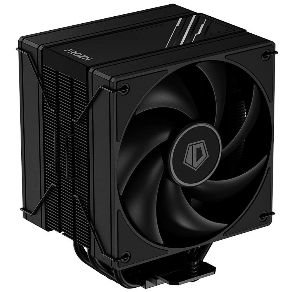 A large main feature product image of ID-COOLING FROZN A410 DK CPU Cooler - Black