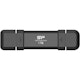 A small tile product image of Silicon Power DS72 1TB USB Type C & A 3.2 Gen 2 SSD Flash Drive - Black
