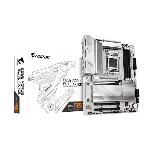 Gigabyte B650 Aorus Elite AX Ice AM5 ATX Desktop motherboard | PLE ...