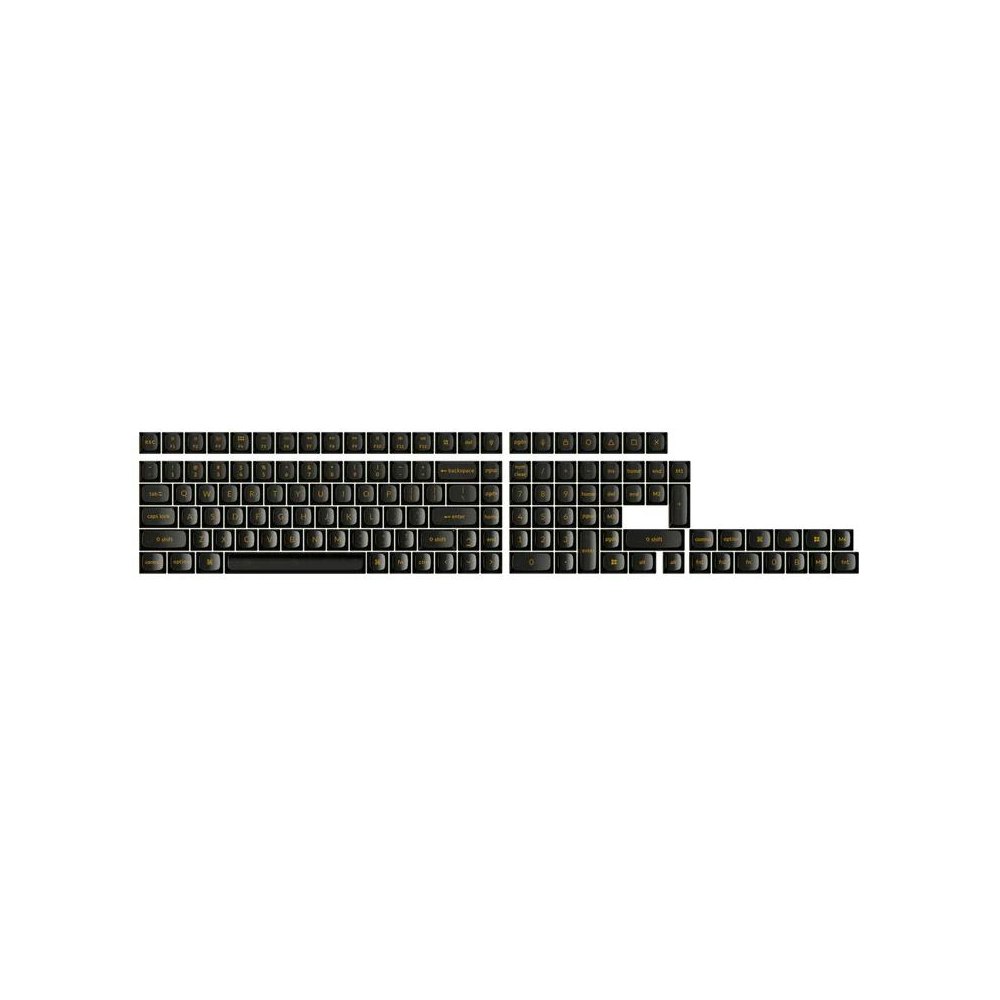 A large main feature product image of Keychron Black Transparent - OSA Full Set Keycap Set 136pcs 