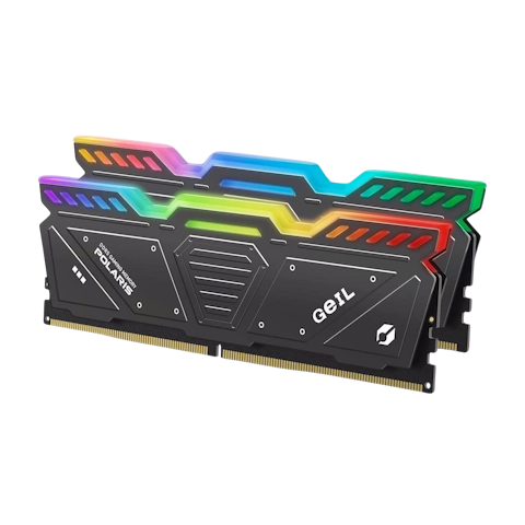 GeIL 32GB Kit (2x16GB) DDR5 Polaris AMD Edition RGB C38 6000MHz - Grey