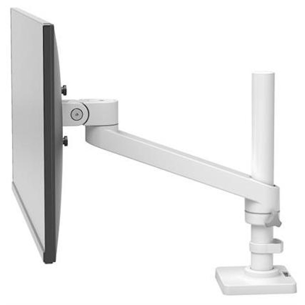 A large main feature product image of Ergotron NX Monitor Arm - White