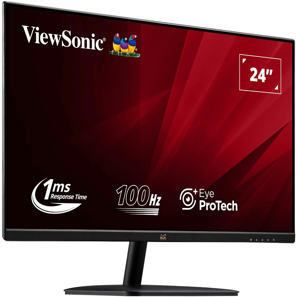 A large main feature product image of ViewSonic VA2432-MH 24" FHD 75Hz IPS Monitor