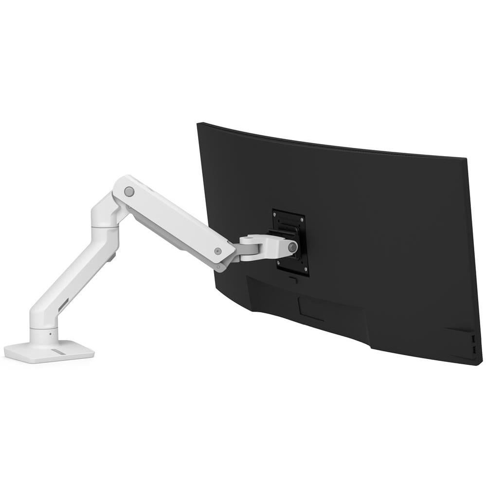 A large main feature product image of Ergotron HX Desk Monitor Arm - White