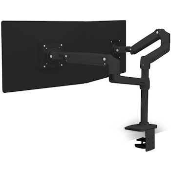 Product image of Ergotron LX Dual Stacking Monitor Arm - Matte Black - Click for product page of Ergotron LX Dual Stacking Monitor Arm - Matte Black