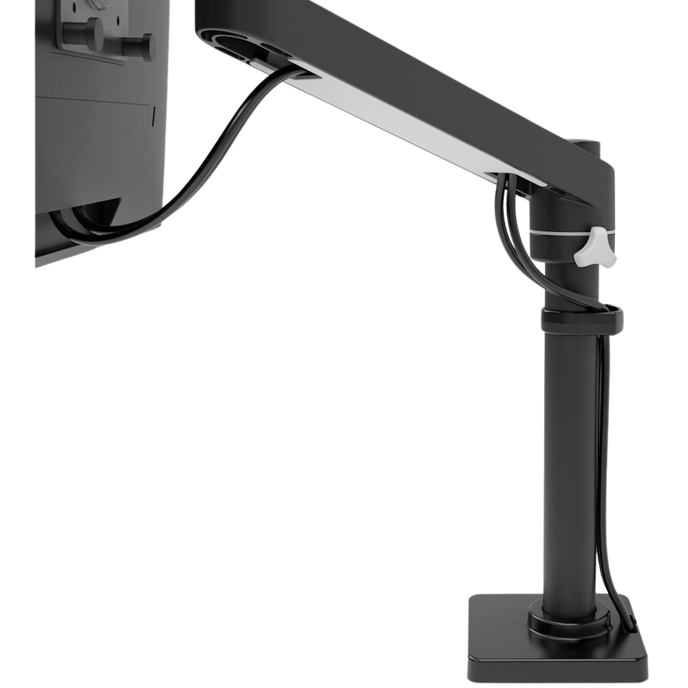 A large main feature product image of Ergotron NX Monitor Arm - Matte Black
