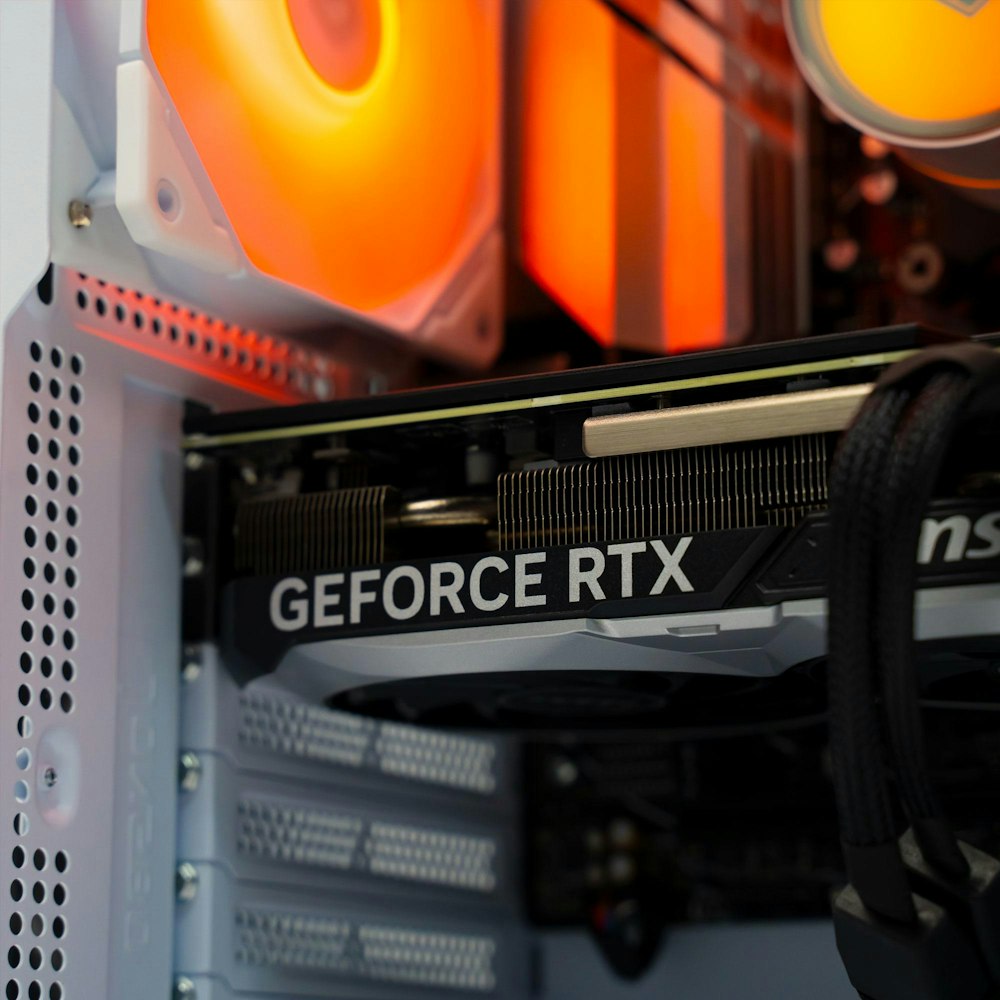 A large main feature product image of PLE Horizon RTX 4070 Ti Prebuilt Ready To Go Gaming PC