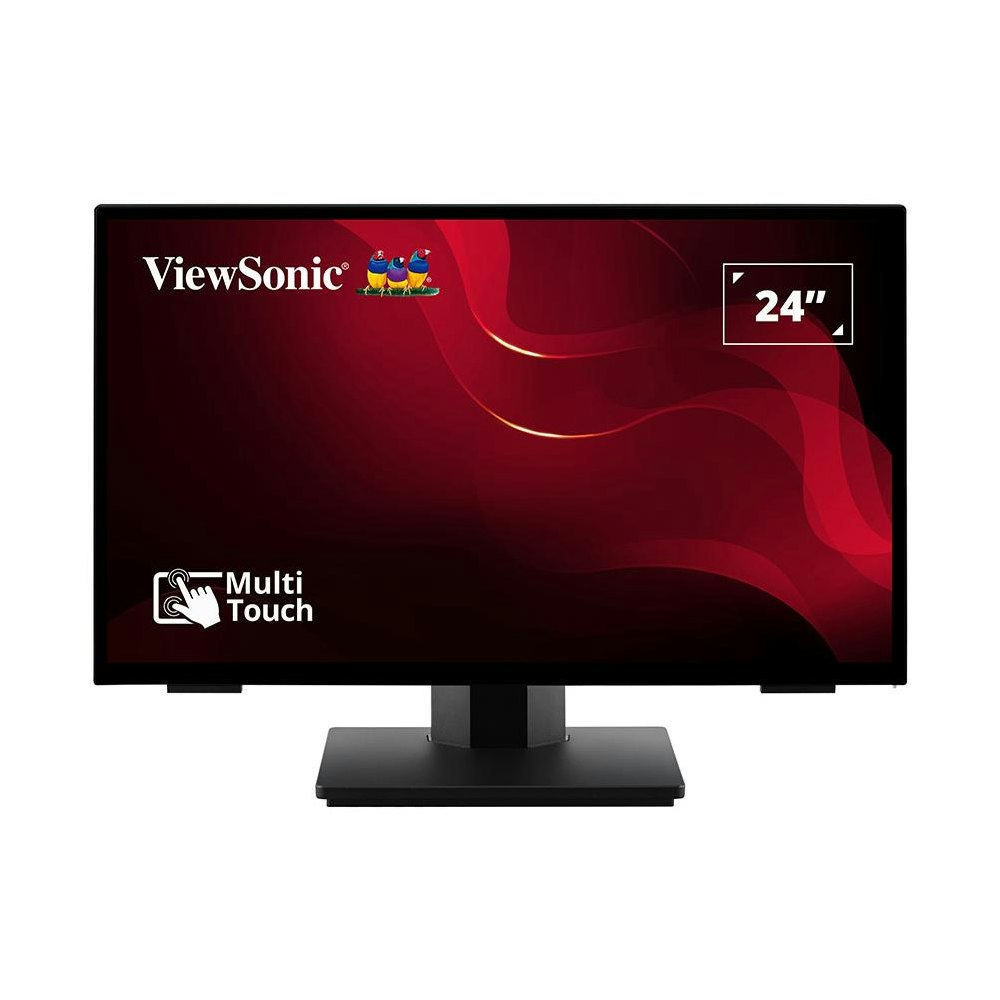 A large main feature product image of Viewsonic TD2465 24" FHD 60Hz VA Touch Monitor