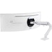 A product image of Ergotron HX Desk Monitor Arm with HD Pivot - White