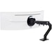 A product image of Ergotron HX Desk Monitor Arm with HD Pivot - Matte Black