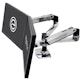 A small tile product image of Ergotron LX Dual Side-by-Side Arm - Polished Aluminum