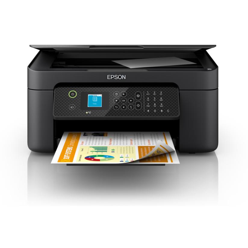 A large main feature product image of Epson WorkForce WF2910 Colour WiFi Multifunction InkJet Printer