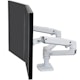 A small tile product image of Ergotron LX Dual Side-by-Side Arm - White
