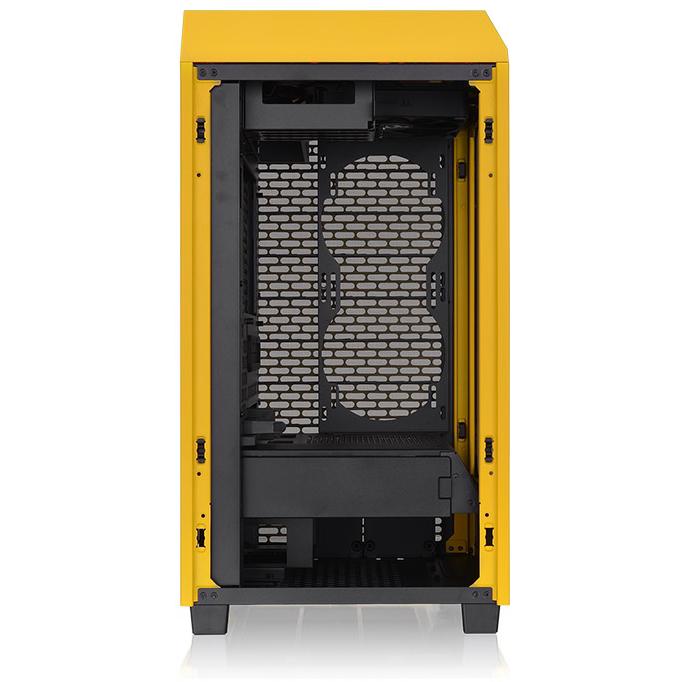 A large main feature product image of Thermaltake The Tower 200 - Mini Tower Case (Bumblebee Yellow)