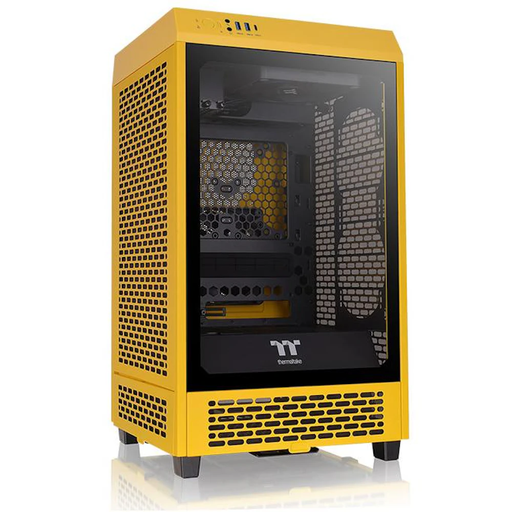 Thermaltake The Tower 200 - Mini Tower Case (Bumblebee Yellow)