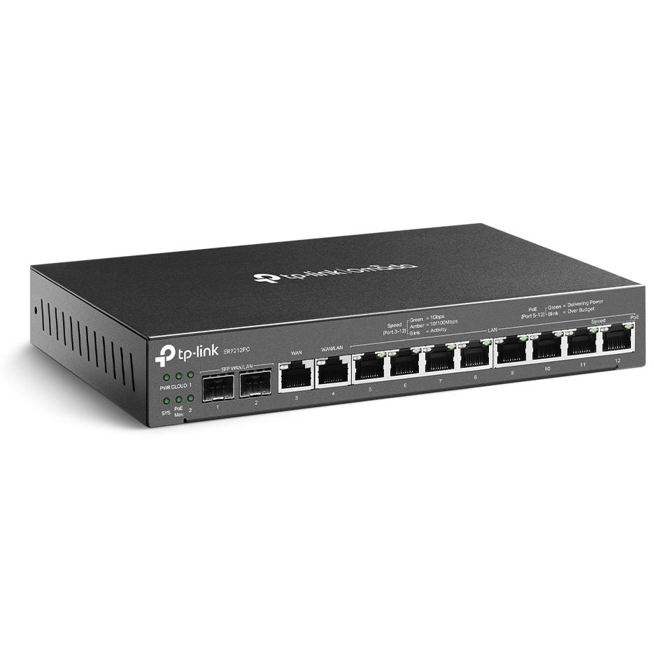 A large main feature product image of TP-Link Omada ER7212PC - 3-in-1 Gigabit VPN Gateway