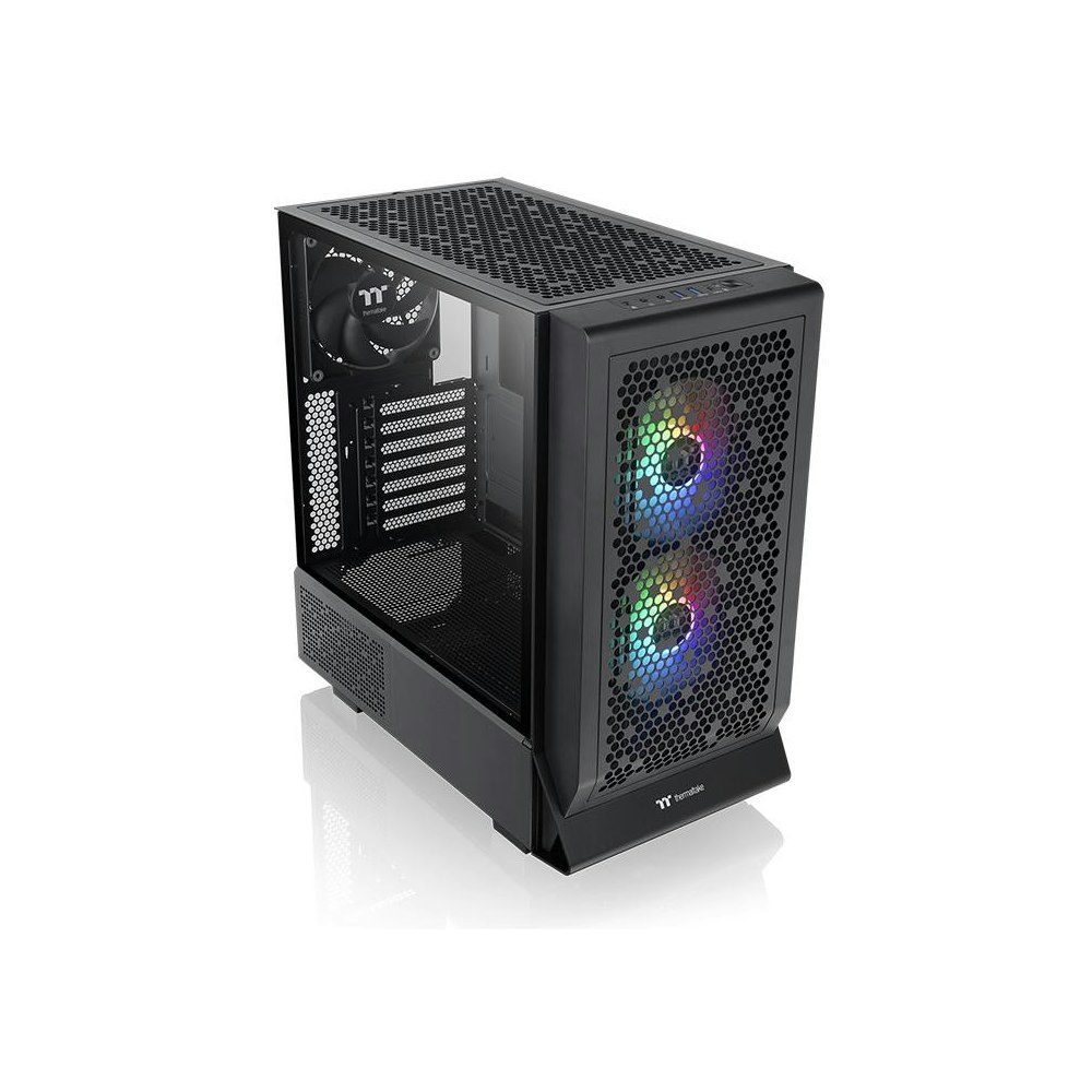 A large main feature product image of Thermaltake Ceres 330 TG - ARGB Mid Tower Case (Black)