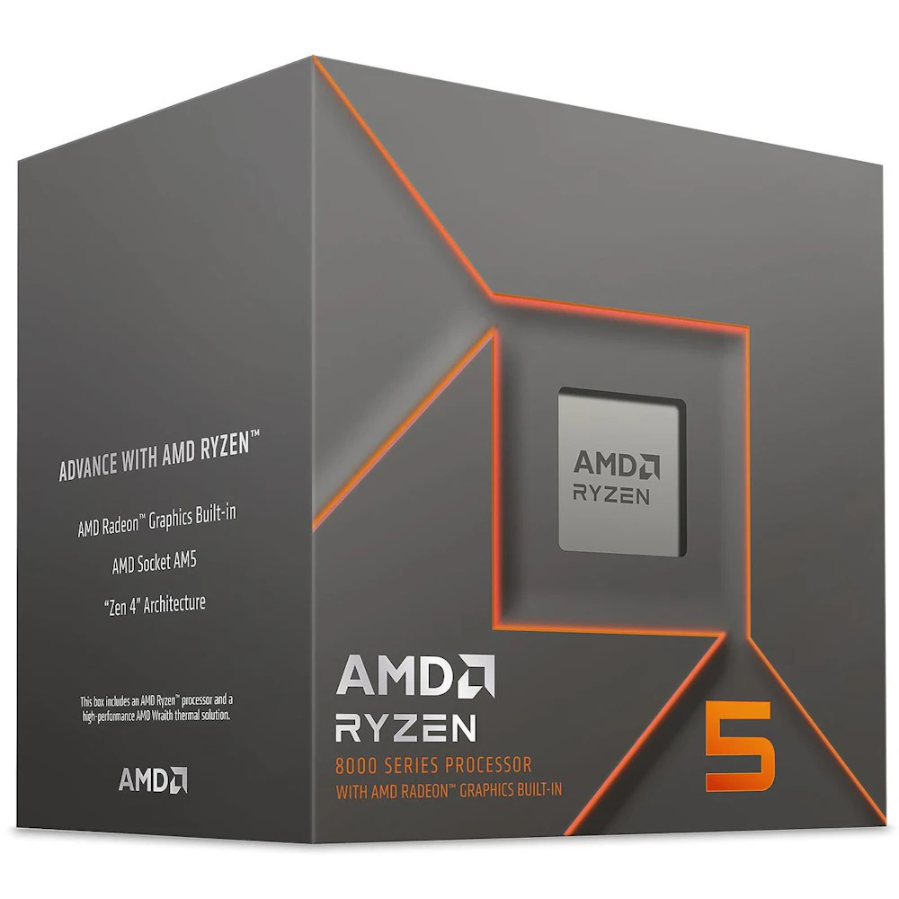 AMD Ryzen 5 8500G 6 Core 12 Thread Up To 5.0GHz AM5 - With Wraith Stealth Cooler