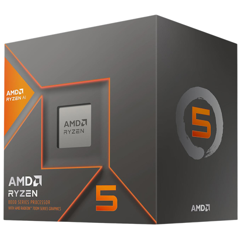 AMD Ryzen 5 8600G 6 Core 12 Thread Up To  5.0GHz AM5 - With Wraith Stealth Cooler