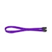 A product image of GamerChief 8-Pin PCIe 45cm Sleeved Extension Cable (Purple)