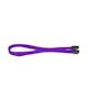 A small tile product image of GamerChief 8-Pin PCIe 45cm Sleeved Extension Cable (Purple)