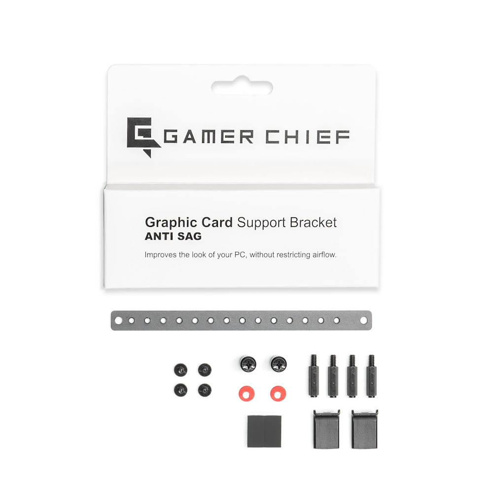 GamerChief Anti-Sag GPU Support Bracket (Black)