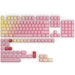 A product image of Glorious Dye-Sublimated PBT Keycaps - Pink Grapefruit