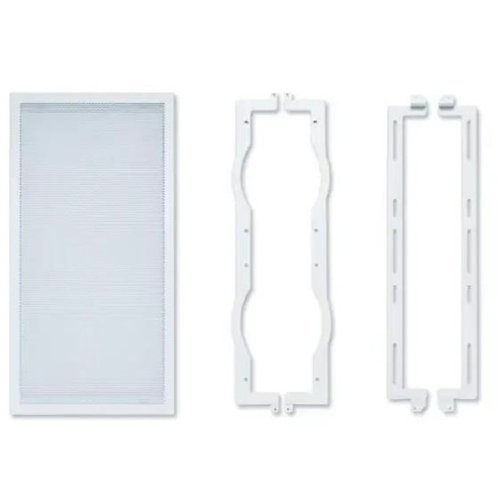 A large main feature product image of Lian Li O11D EVO RGB Front Mesh Kit - White