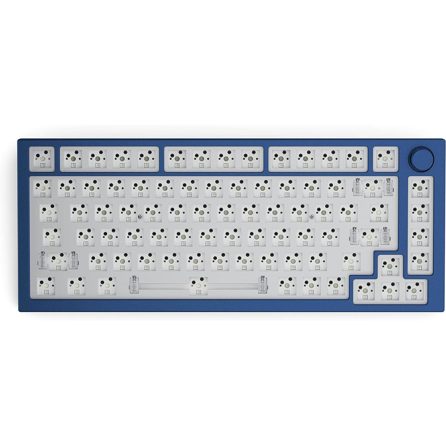 A large main feature product image of Glorious GMMK PRO 75% Alternative Top Frame - Navy Blue