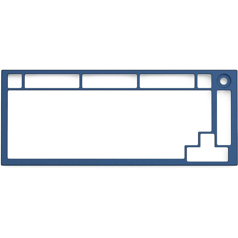 A large main feature product image of Glorious GMMK PRO 75% Alternative Top Frame - Navy Blue