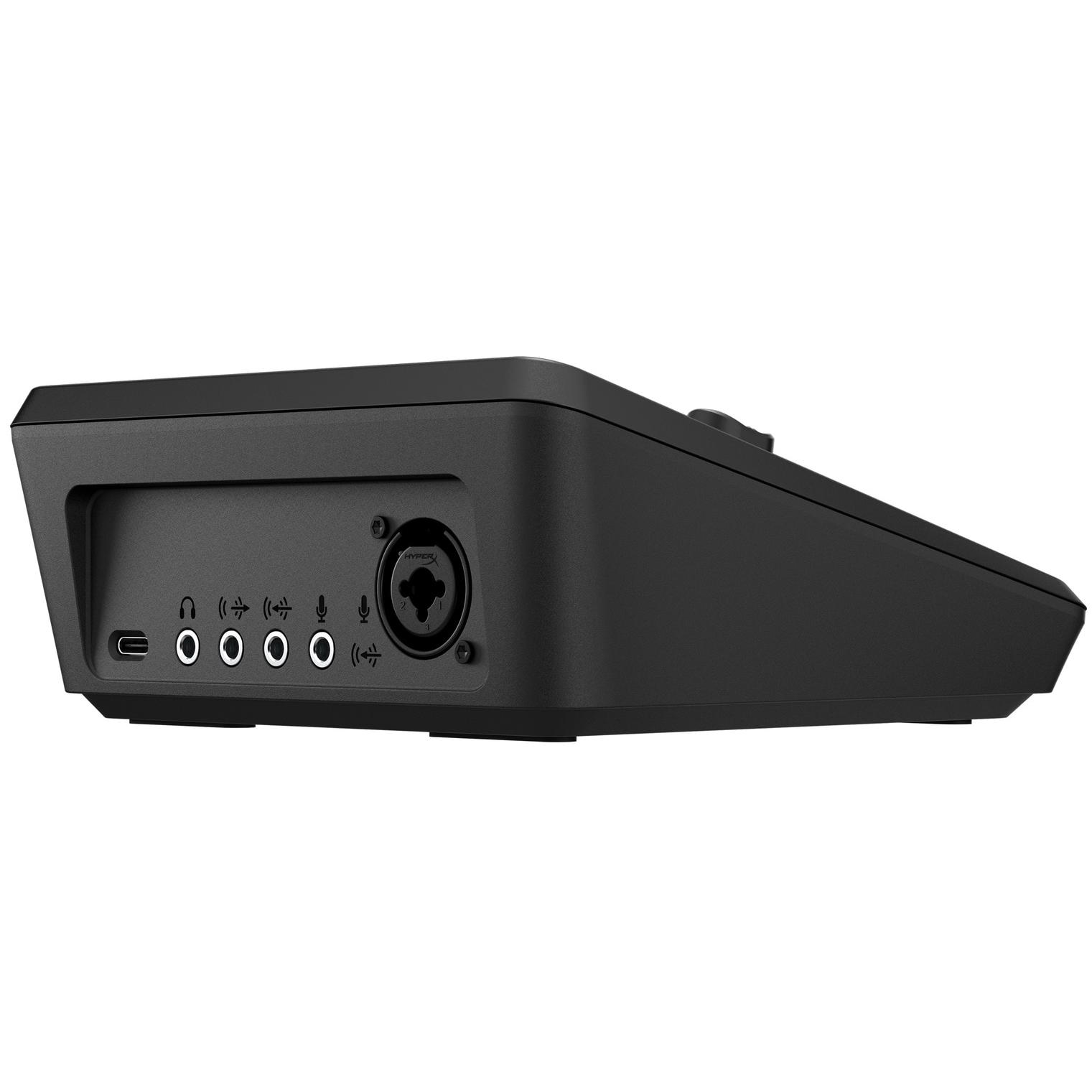 A large main feature product image of HyperX Audio Mixer