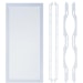 A product image of Lian Li O11D EVO XL Front Mesh Kit (White)