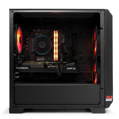 Product image of PLE Flare RX 7600 XT Prebuilt Ready To Go Gaming PC - Click for product page of PLE Flare RX 7600 XT Prebuilt Ready To Go Gaming PC