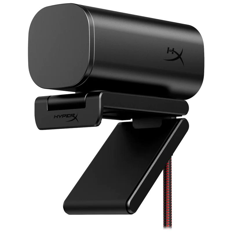 A large main feature product image of HyperX Vision S - 4K UHD Professional Webcam