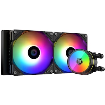 Product image of ID-COOLING ZoomFlow 240 XT V2 240mm ARGB AIO CPU Liquid Cooler - Black - Click for product page of ID-COOLING ZoomFlow 240 XT V2 240mm ARGB AIO CPU Liquid Cooler - Black