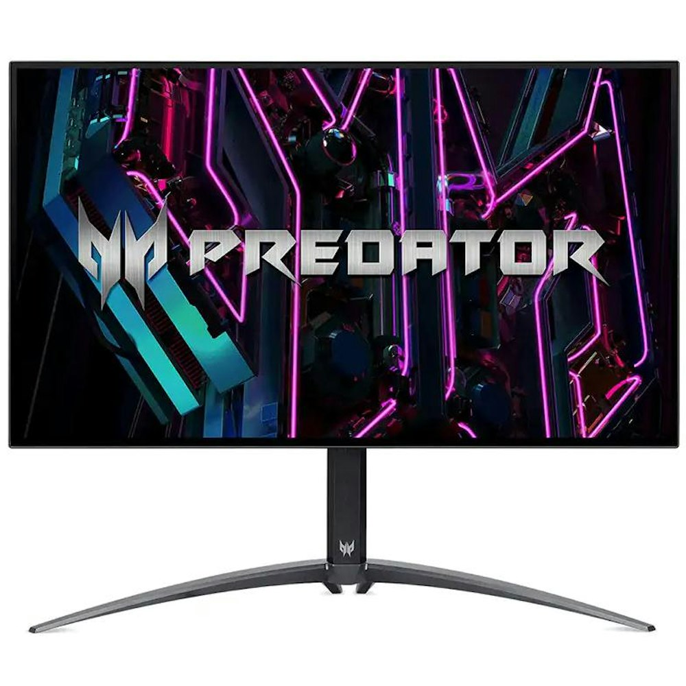 A large main feature product image of Acer Predator X27U - 27" WQHD 240Hz OLED Monitor