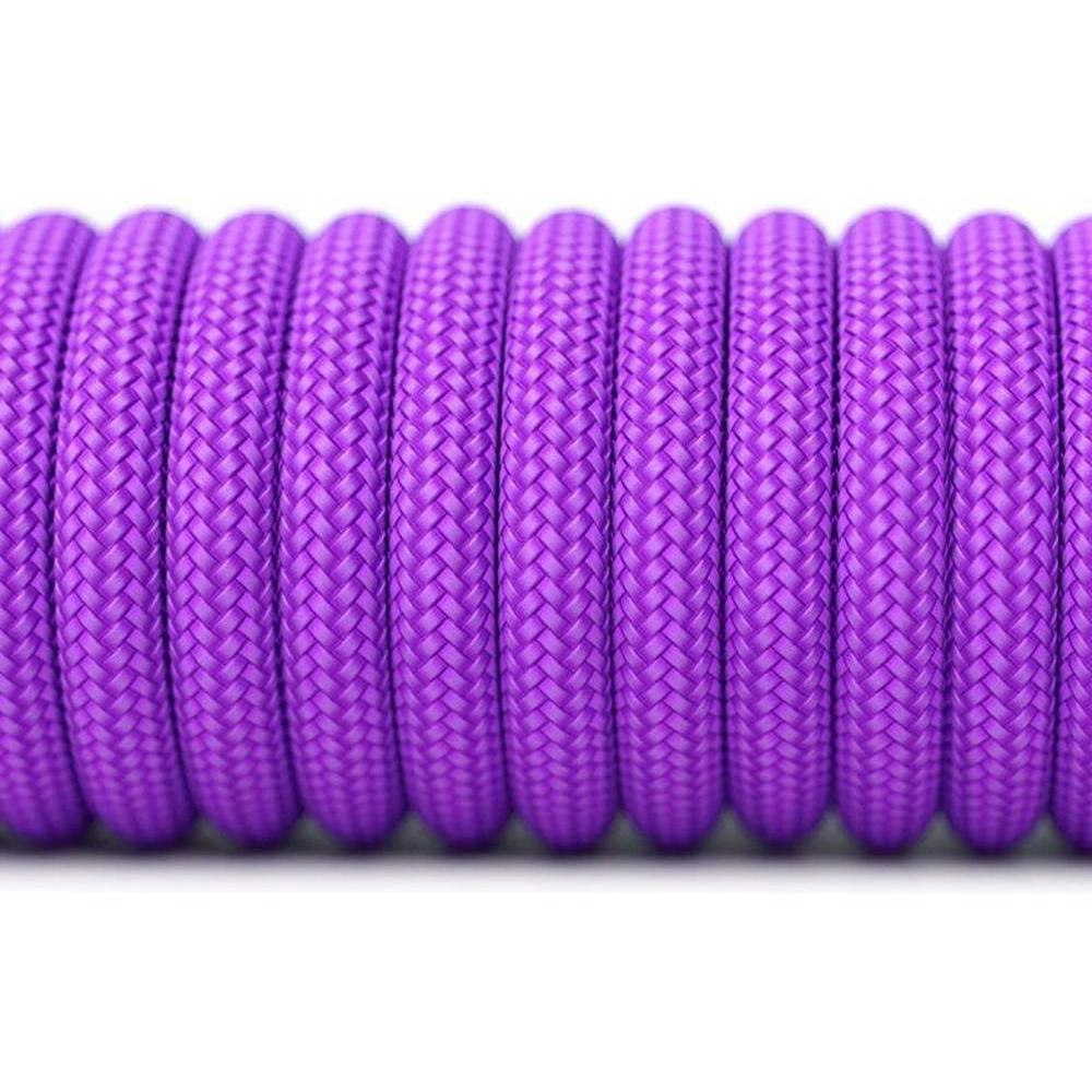 A large main feature product image of EX-DEMO Glorious Ascended V2 Mouse Cable - Purple Reign