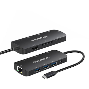 Product image of Simplecom CHT580 USB-C SuperSpeed 8-in-1 Multiport Docking Station - Click for product page of Simplecom CHT580 USB-C SuperSpeed 8-in-1 Multiport Docking Station