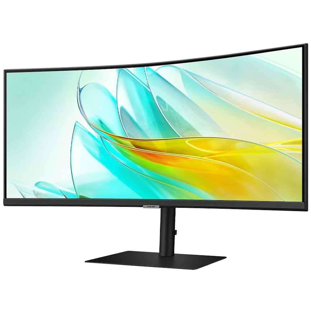 A large main feature product image of Samsung ViewFinity S65UC 34" Curved UWQHD Ultrawide 100Hz VA Monitor