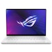 A product image of ASUS ROG Zephyrus G14 (GA403) - 14" 120Hz, Ryzen 9, RTX 4050, 16GB/512GB - Win 11 Gaming Notebook (White)