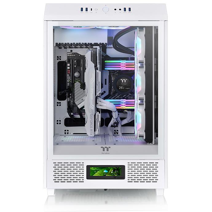 A large main feature product image of Thermaltake LCD Display Panel Kit for The Tower 500 (Snow)