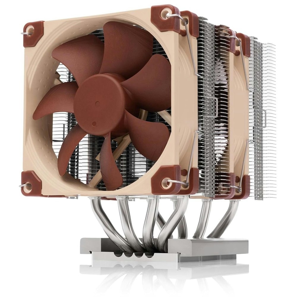 A large main feature product image of Noctua NH-D9 TR5-SP6 4U CPU Cooler