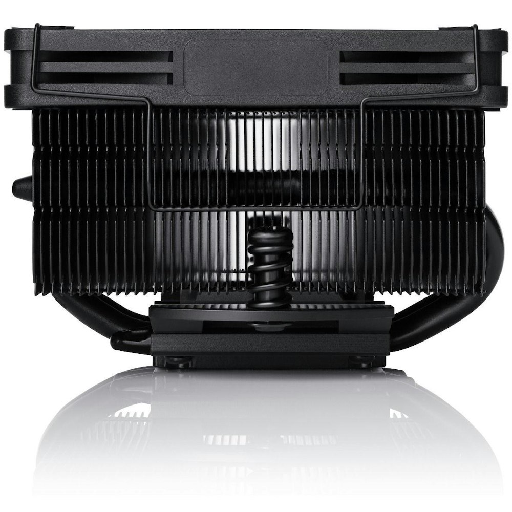 A large main feature product image of Noctua NH-L9x65 Chromax Black - Low Profile Multi-Socket CPU Cooler