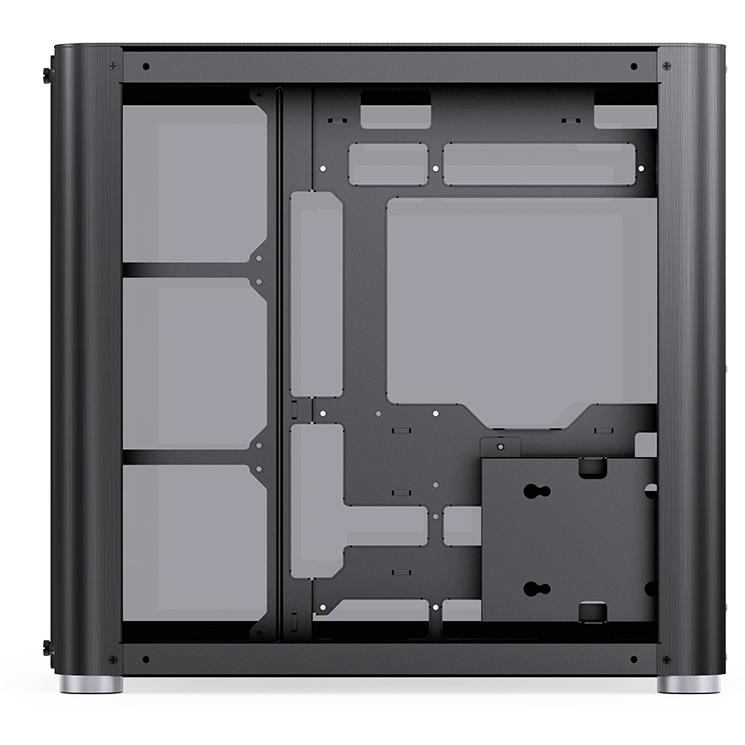 A large main feature product image of Jonsbo TK-2 Mid Tower ATX Case (Black)