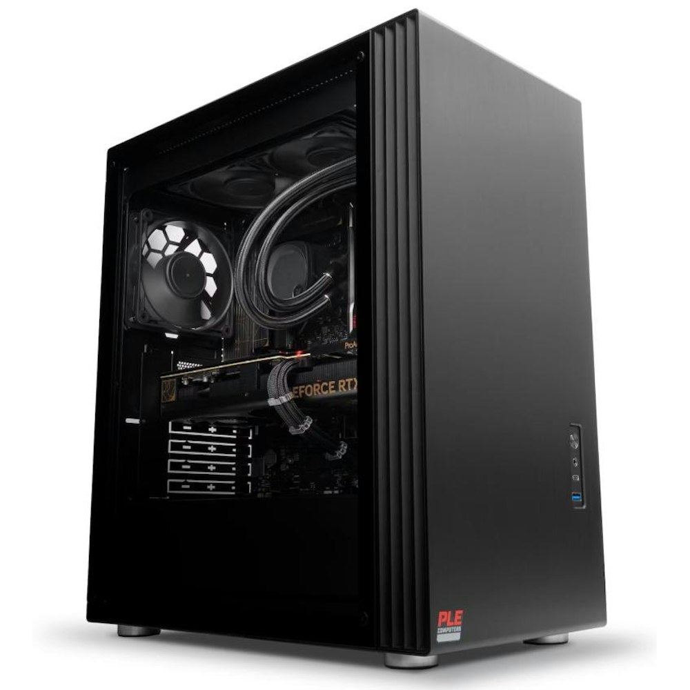 A large main feature product image of PLE ProArt 4070 Prebuilt Ready To Go Studio PC