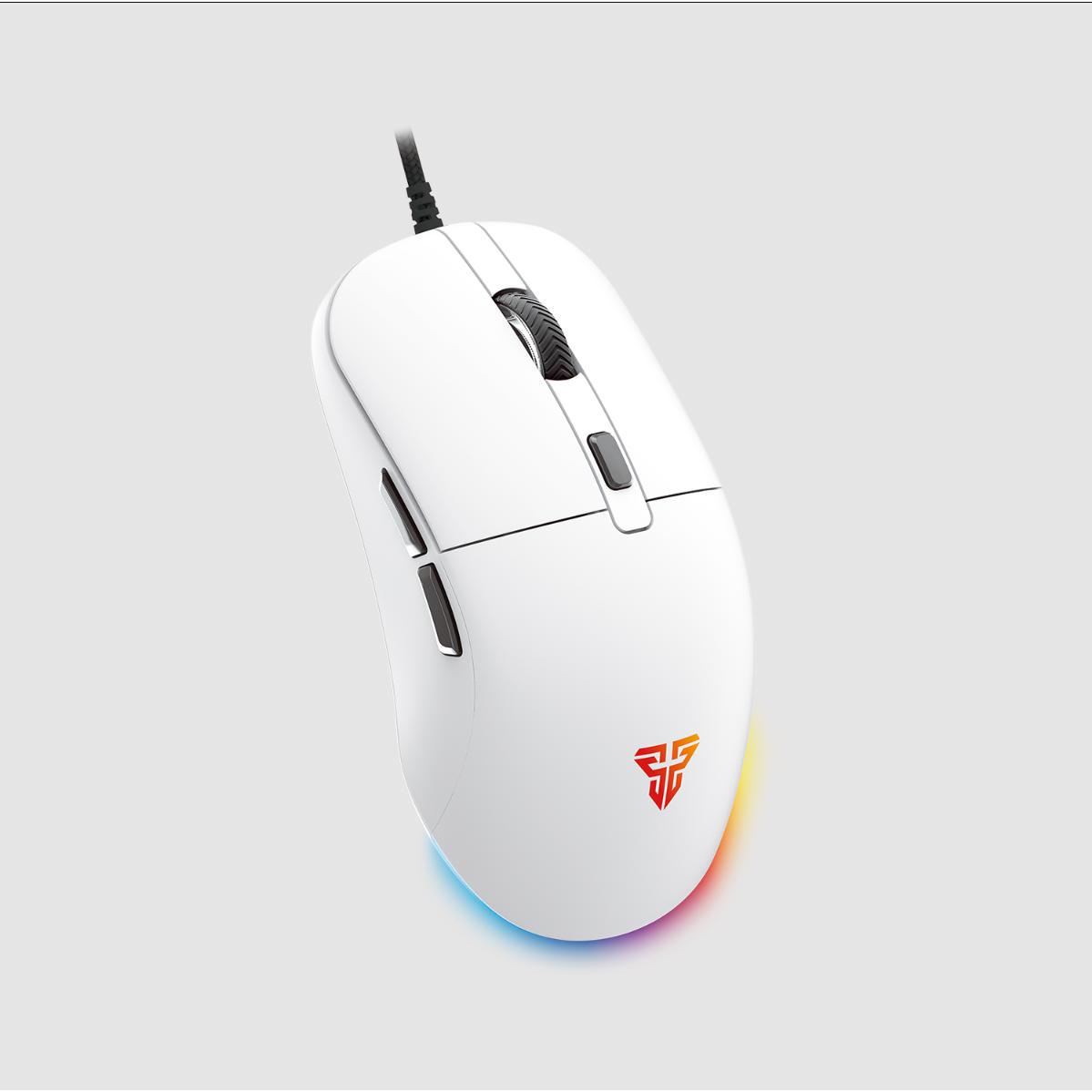 A large main feature product image of Fantech KANATA VX9S RGB Light 6D Wired Gaming Mouse - White